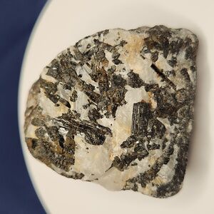 Black Tourmaline In Quartz